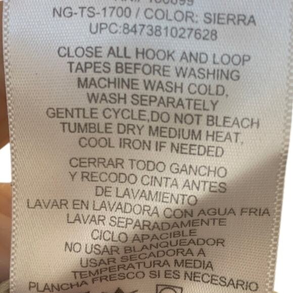 Natural Gear Fishing Shirt XL Khaki Nylon Vented Long / Short Sleeves Mens - Picture 8 of 8